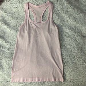 swiftly tech 2.0 slim fit tank meadowsweet pink